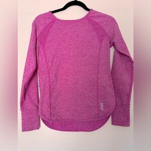 Lorna Jane Long Long Sleeved Pink Running Top